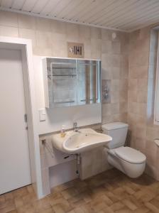 Koupelna v ubytování Putz Appartements