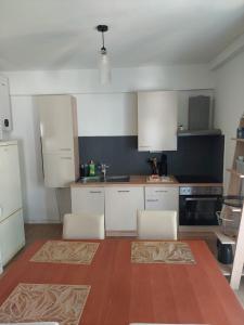 Kuchyň nebo kuchyňský kout v ubytování Marinero Apartment