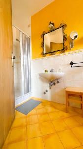 Koupelna v ubytování Suite Casa Santicelli Maratea