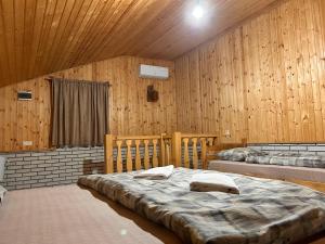 Posezení v ubytování Cottages in mountains
