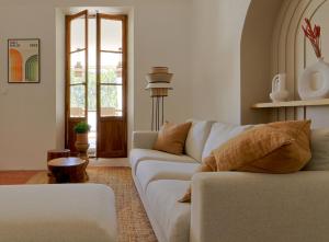 Appartement 7 pers-Terrasse-Vue Parc的休息区
