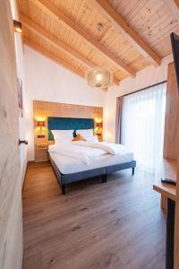 Ένα ή περισσότερα κρεβάτια σε δωμάτιο στο Chalet Picave