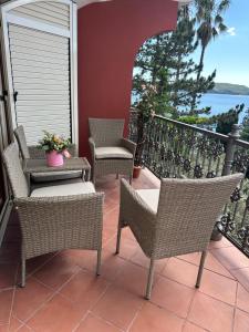 Balkoni atau teres di Meridian Hotel