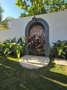 Jardín al aire libre en Sélanna