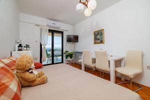 TV a/nebo společenská místnost v ubytování Apartment Katarina