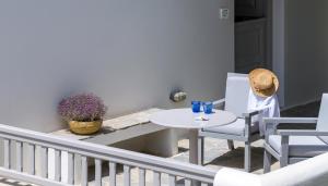Балкон или терраса в Byzantio Beach Suites & Wellness