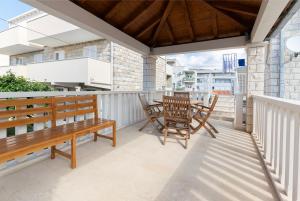 Balkón nebo terasa v ubytování Apartments Pero