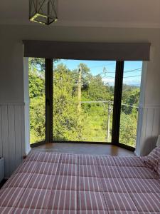 Postel nebo postele na pokoji v ubytování Nice and comfortable apartment in Pucon