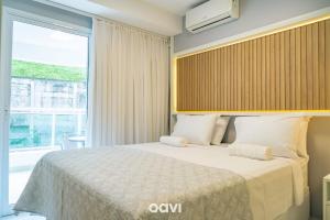 Postel nebo postele na pokoji v ubytování Apt. Beira Mar em Cotovelo In Mare 151 - QAVI + 23 fotografií