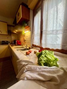 Kuchyň nebo kuchyňský kout v ubytování House Ilary