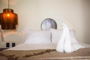 Cama o camas de una habitación en Sélanna
