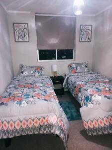 Postel nebo postele na pokoji v ubytování Agradable departamento familiar en Los Andes