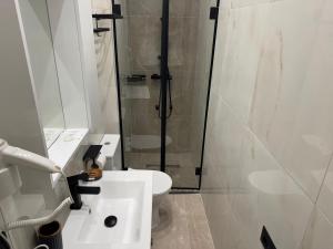 Koupelna v ubytování Hotel Tuyo
