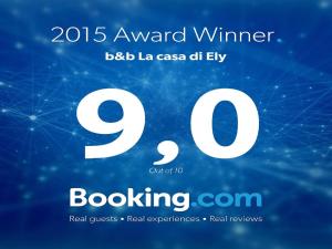 Certifikát, hodnocení, plakát nebo jiný dokument vystavený v ubytování b&b La casa di Ely