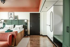 Voodi või voodid majutusasutuse Hotel Fratelli toas