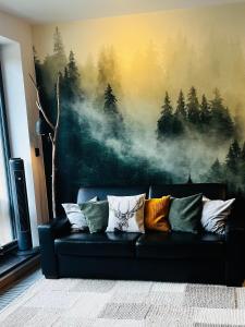 Posezení v ubytování Apartmán Dole v Dole