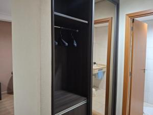 Baðherbergi á Ônix Inn Hotel Cravinhos