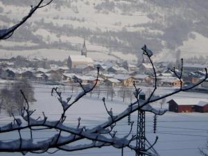 Apartment in Stuhlfelden near Ski Lift v zimě