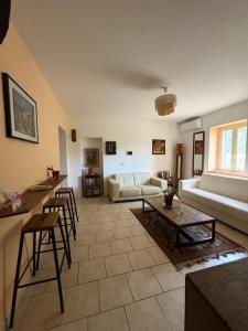 Postel nebo postele na pokoji v ubytování Casa in campagna a Rosciano