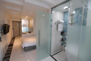 Koupelna v ubytování Hamdeok Beach Stay Jeju