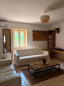 Posezení v ubytování Casa in campagna a Rosciano