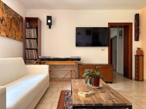 TV a/nebo společenská místnost v ubytování Casa in campagna a Rosciano