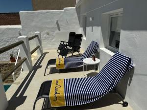 A seating area at Casa Trece