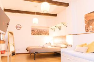 Postel nebo postele na pokoji v ubytování Casa Tequila