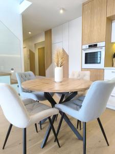 Køkken eller tekøkken på Blackbird Boutique Apartment