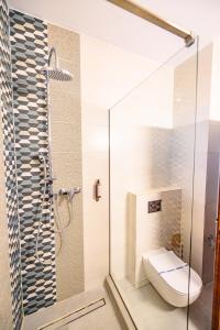 Koupelna v ubytování Hotel Ryon