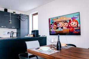 Kuchyň nebo kuchyňský kout v ubytování Casa Oslo