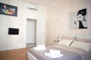 Voodi või voodid majutusasutuse Milano Moscova Apartment toas