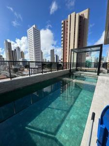 Swimmingpoolen hos eller tæt på Voll 29 Smart Flat Manaíra