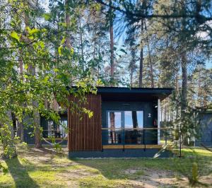 Vonkajšia záhrada v ubytovaní Forest House Augustów