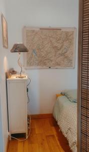 Posteľ alebo postele v izbe v ubytovaní Appartement cosy, au calme, axe Annecy - Genève