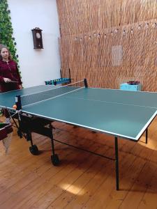 Stolní tenis v ubytování Casuta Verde nebo okolí