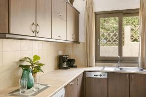 A kitchen or kitchenette at Villa Helios