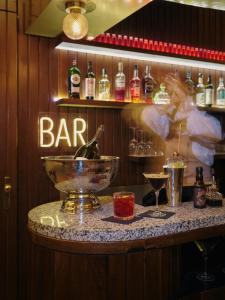 Lounge nebo bar v ubytování Max Brown Hotel Missori, part of Sircle Collection