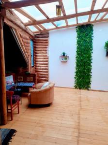 Posezení v ubytování Casuta Verde