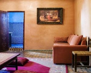 Posezení v ubytování Le Riad Meknes