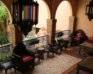 Posezení v ubytování Le Riad Meknes