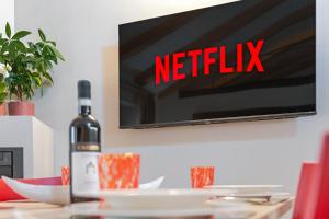 TV a/nebo společenská místnost v ubytování Palazzo Stupino - La Scala
