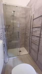 Koupelna v ubytování Hotel Canarco