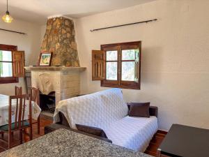Χώρος καθιστικού στο Casa Rural Arroyo de la Puerta