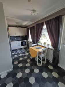 Kuchyň nebo kuchyňský kout v ubytování Centralt hus