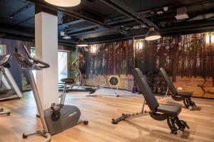 Fitness centrum a/nebo fitness zařízení v ubytování Bastion Hotel Apeldoorn Het Loo