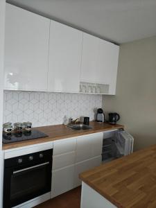 Kuchnia lub aneks kuchenny w obiekcie Apartament Dziwnów