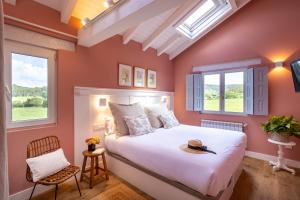 A bed or beds in a room at Casona Las Cinco Calderas
