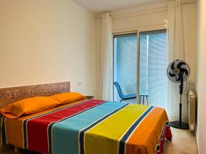 Postel nebo postele na pokoji v ubytování Apartment in Blanes with Sea Views