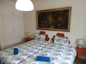 Ένα ή περισσότερα κρεβάτια σε δωμάτιο στο Apartment in Santa Susanna by the Beach +16 φωτογραφίες